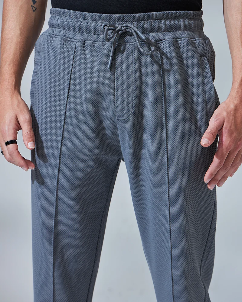 bewakoof  Men's Grey Warm Track Pants for Men | Best Price UAE